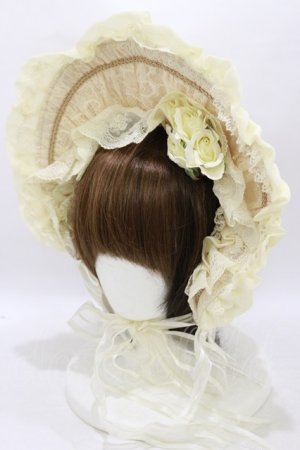 画像: BABY,THE STARS SHINE BRIGHT / Lady Victoria's Afternoonボンネット  生成り H-25-10-07-014-BA-AC-NS-ZH