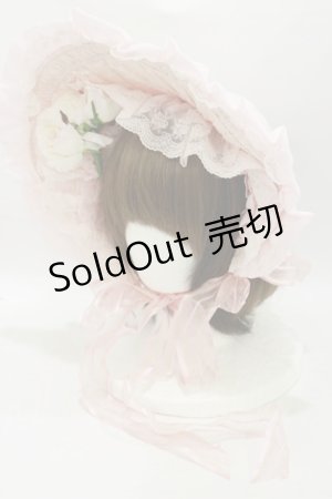 画像: BABY,THE STARS SHINE BRIGHT / Lady Victoria's Afternoonボンネット  ピンク H-25-10-07-015-BA-AC-NS-ZH