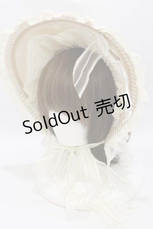 画像: BABY,THE STARS SHINE BRIGHT / ミカエルの祝福ドールボンネット  生成り H-25-10-07-016-BA-AC-NS-ZH