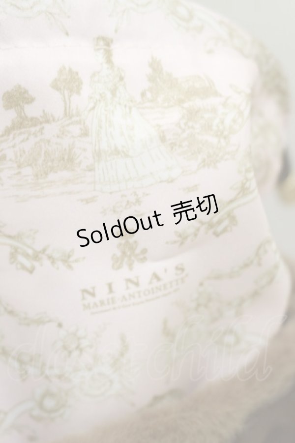 画像2: m petit by misako / NINA'Sコラボ リボンファーバッグ  ブラウン H-25-10-07-026-LO-BG-NS-ZH (2)