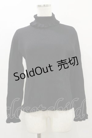 画像: m petit by misako / サンリオキャラクターズコラボ クロミ ニットプルオーバー M ブラック H-25-10-07-042-LO-TO-NS-ZH
