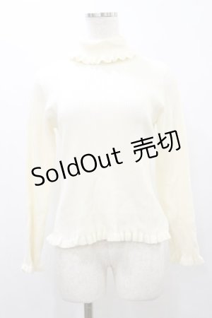 画像: m petit by misako / サンリオキャラクターズコラボ シナモロール ニットプルオーバー M オフ H-25-10-07-043-LO-TO-NS-ZH