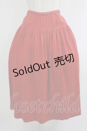 画像: PINK HOUSE / ロングスカート Free レッド H-25-10-08-026-LO-SK-NS-ZH