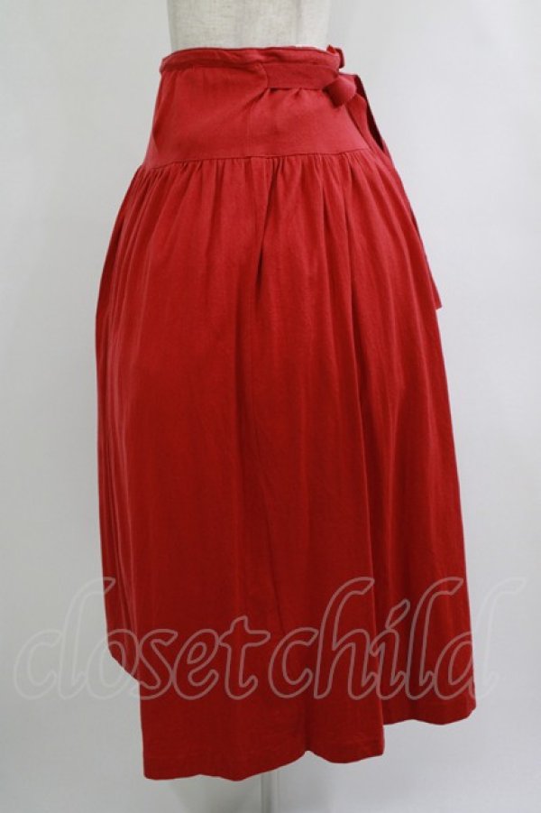 画像2: PINK HOUSE / ロングスカート Free レッド H-25-10-08-026-LO-SK-NS-ZH (2)