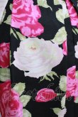 画像4: JESUS DIAMANTE / ロマンスドールワンピII 38 JAPONローズ柄黒 H-25-10-08-029-JE-OP-NS-ZH (4)