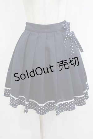 画像: Secret Honey / ドットリボンスカート Free ネイビー H-25-10-08-031-CA-SK-NS-ZH