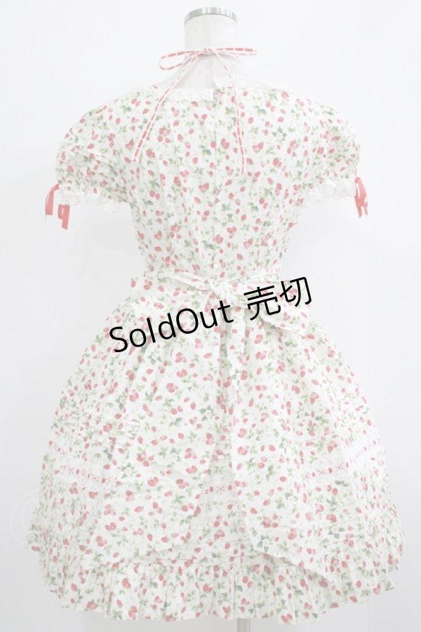 画像3: Angelic Pretty / いちご柄ワンピース Free オフ H-25-10-08-004-AP-OP-NS-ZH (3)