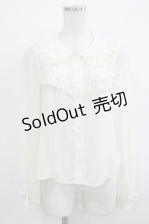 画像: Angelic Pretty / ホイップレディブラウス Free アイボリー H-25-10-08-045-AP-BL-NS-ZH