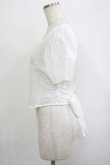 画像2: an another angelus / バックリボンコットンレースブラウス Free OFF WHITE H-25-10-08-047-CA-BL-NS-ZH (2)