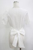 画像3: an another angelus / バックリボンコットンレースブラウス Free OFF WHITE H-25-10-08-047-CA-BL-NS-ZH (3)