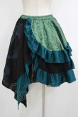 画像3: Qutie Frash / アシメパニエスカート  グリーン H-25-10-08-1031-QU-SK-KB-ZH (3)