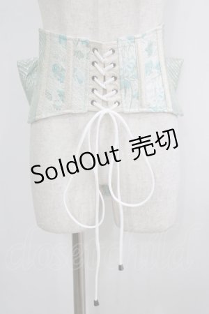画像: Qutie Frash / 花魁帯コルセット  サックス H-25-10-08-1040-QU-TO-KB-ZH