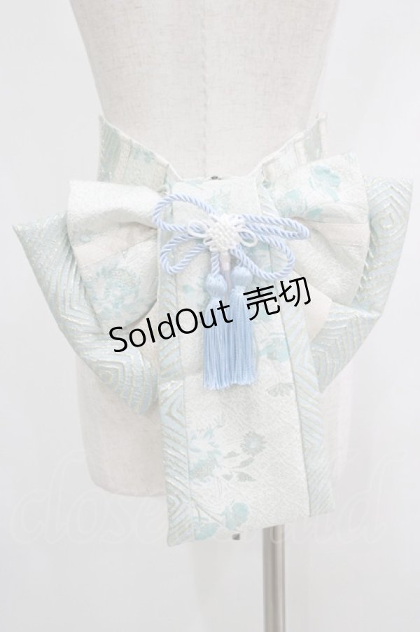 画像3: Qutie Frash / 花魁帯コルセット  サックス H-25-10-08-1040-QU-TO-KB-ZH (3)