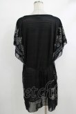 画像3: Rozen Kavalier / プリントシアーチュニック  黒 H-25-10-08-1045-OO-TO-KB-ZT121 (3)