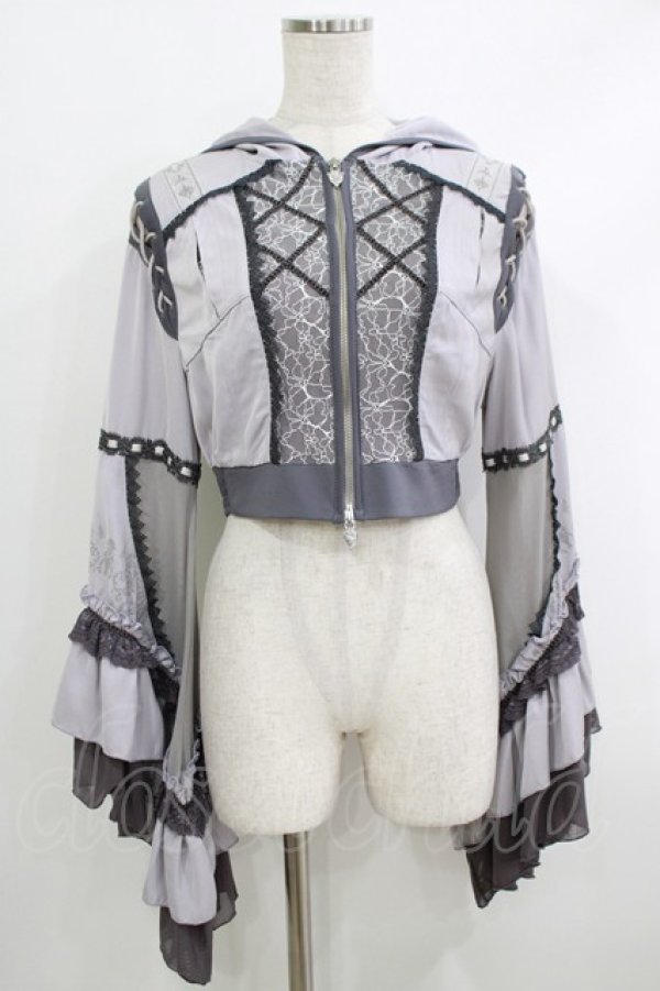 画像1: Ozz oneste / Mermaid Roseボレロ  グレー H-25-10-08-1061-OO-TO-KB-ZH (1)