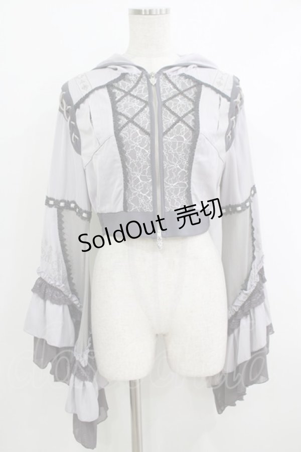 画像1: Ozz oneste / Mermaid Roseボレロ  グレー H-25-10-08-1061-OO-TO-KB-ZH (1)