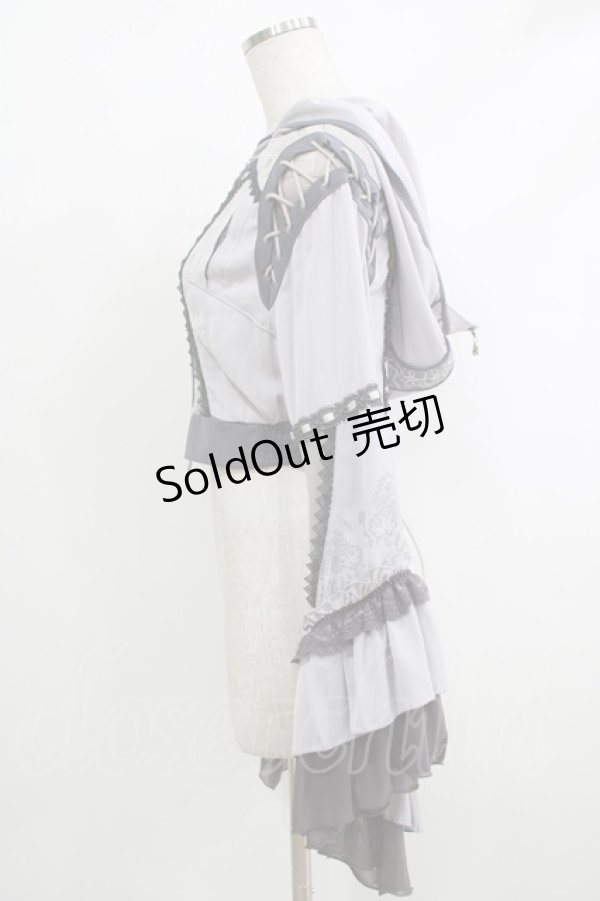 画像2: Ozz oneste / Mermaid Roseボレロ  グレー H-25-10-08-1061-OO-TO-KB-ZH (2)