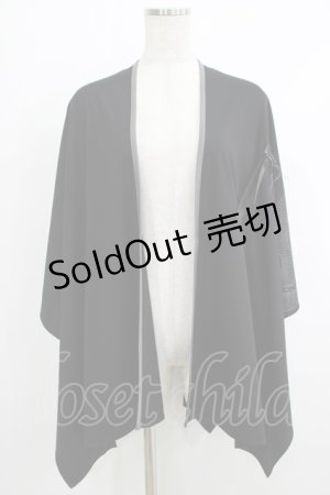 画像: Qutie Frash / ケープストール  黒 H-25-10-08-1063-QU-ZA-KB-ZH