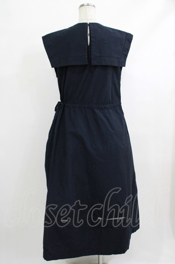 画像3: Jane Marple Dans Le Salon / ヴィンテージマリンカラードレス  ネイビー H-25-10-08-1007-JM-OP-KB-ZT104 (3)