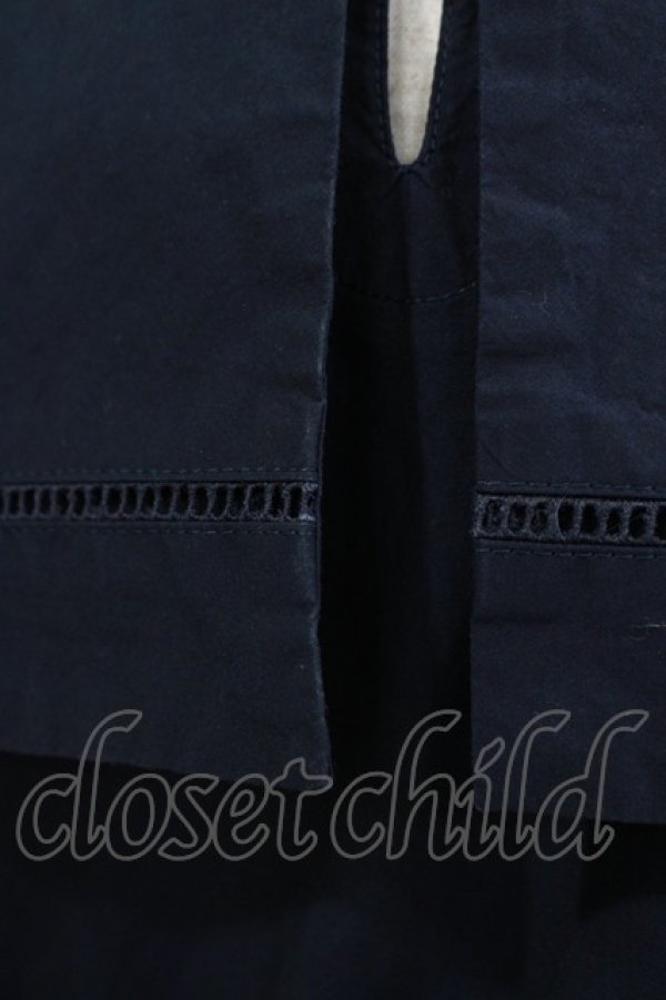 画像5: Jane Marple Dans Le Salon / ヴィンテージマリンカラードレス  ネイビー H-25-10-08-1007-JM-OP-KB-ZT104 (5)