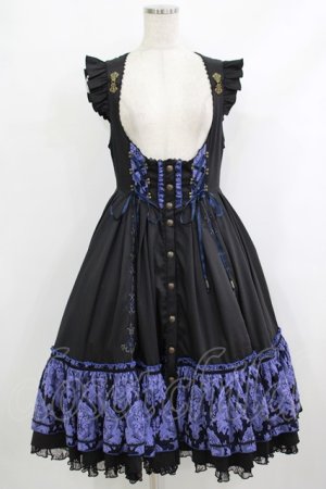 画像: Ozz oneste / Midnight Masqueradeワンピース  ブラック×ネイビー H-25-10-08-1002-OO-OP-KB-ZH