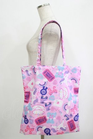 画像: Angelic Pretty / Girly Stickerトートバッグ  ピンク H-25-10-08-062-AP-BG-NS-ZH
