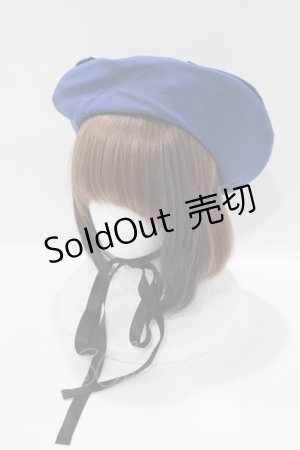 画像: LIEF / セレナスクールベレー帽  ブルー H-25-10-08-071-LO-AC-NS-ZH