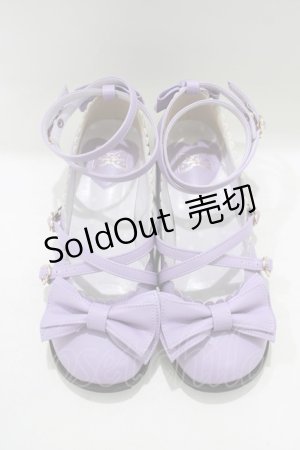 画像: Angelic Pretty / Tea Party Shoes L：約24.5cm ラベンダー H-25-10-08-079-AP-SH-NS-ZH