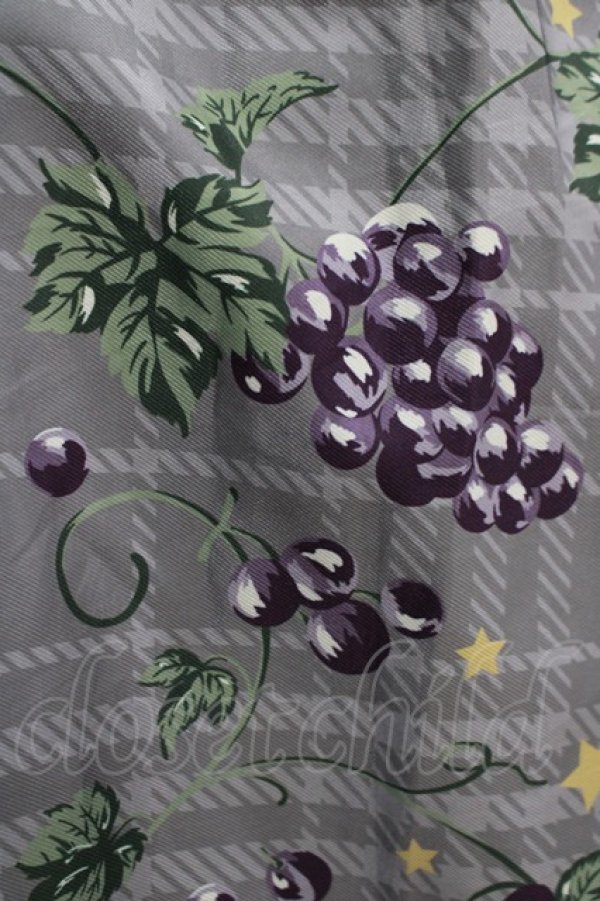 画像4: axes femme kawaii / ぶどう柄スカート M  H-25-10-08-009-AX-SK-NS-ZH (4)