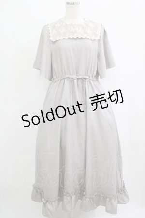 画像: m petit by misako / レースセーラーワンピース M グレー H-25-10-08-010-LO-OP-NS-ZH