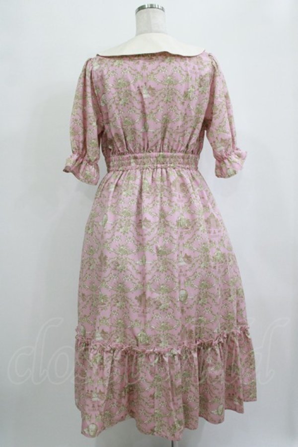 画像3: m petit by misako / NINA’Sコラボトワルドジュイワンピース M ピンク H-25-10-08-013-LO-OP-NS-ZH (3)