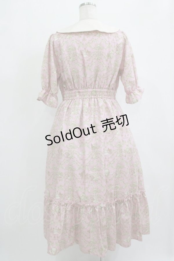 画像3: m petit by misako / NINA’Sコラボトワルドジュイワンピース M ピンク H-25-10-08-013-LO-OP-NS-ZH (3)