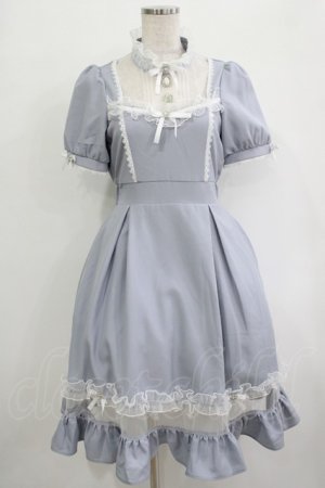 画像: DearMyLove / チュール切替ワンピース S サックス H-25-10-08-021-EL-OP-NS-ZH