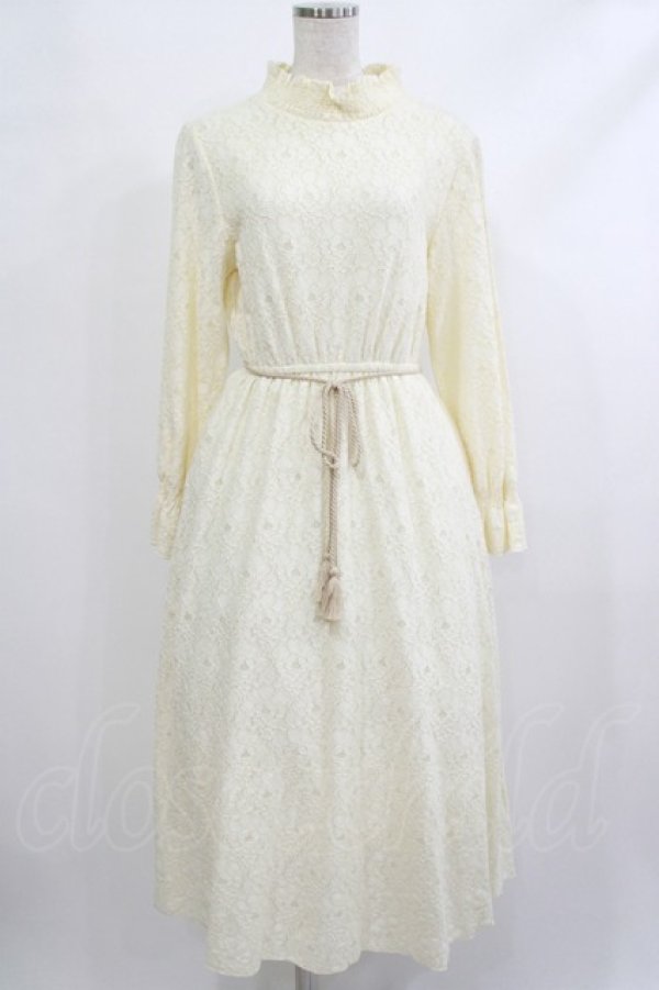 画像1: LEBECCA boutique / まどろむ3時のワンピース Free アイボリー H-25-10-09-032-EL-OP-NS-ZH (1)