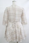 画像3: Rojita / チェックワンピース Free ベージュ H-25-10-09-034-LO-OP-NS-ZH (3)