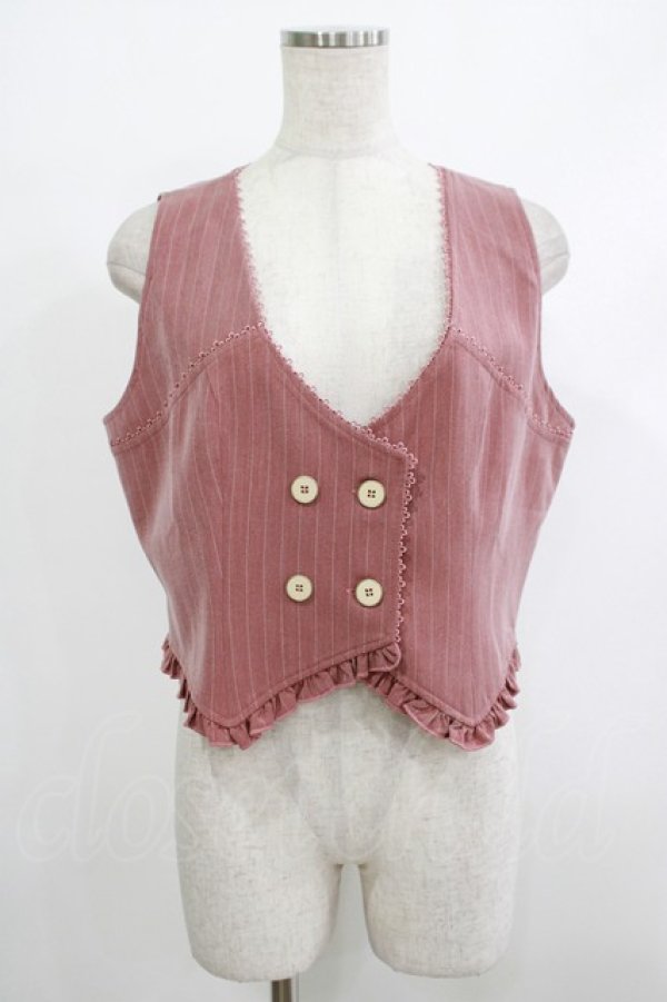 画像1: Forest Wardrobe（海外ロリータブランド） / 森林以北 ベスト 2XL あずきピンク H-25-10-09-048-LO-TO-NS-ZH (1)