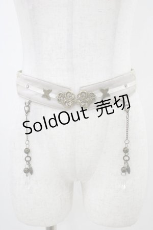 画像: Ozz oneste / チャーム付きベルト  緑 H-25-10-09-1004-OO-ZA-KB-ZH