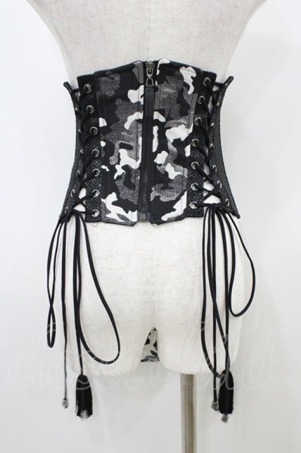 画像2: Qutie Frash / 花魁コルセット  カモフラージュ H-25-10-09-1040-QU-TO-KB-ZH (2)