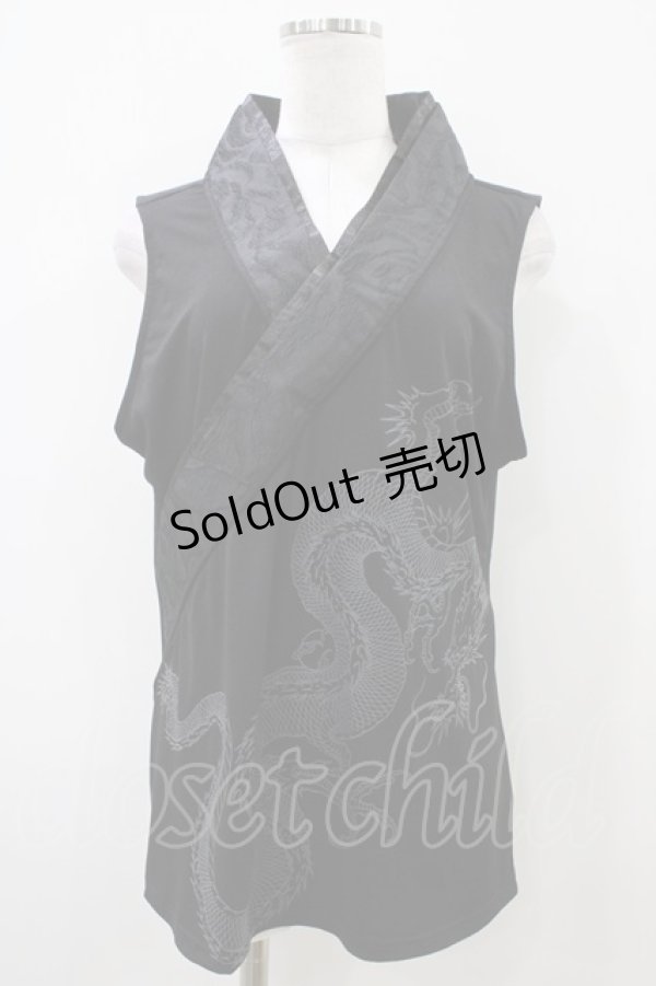 画像1: Qutie Frash / 着物衿インナータンク FREE 黒 H-25-10-09-1042-QU-TO-KB-ZT390 (1)