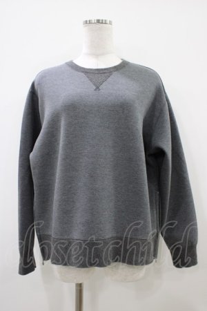 画像: Jane Marple Dans Le Salon / Double face side zip sweatshirt  グレー H-25-10-09-1056-JM-TO-KB-ZH