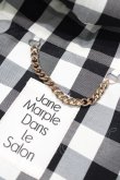 画像3: Jane Marple Dans Le Salon / Block checkペザントジャケット  ブラック H-25-10-09-1057-JM-JA-KB-ZH (3)