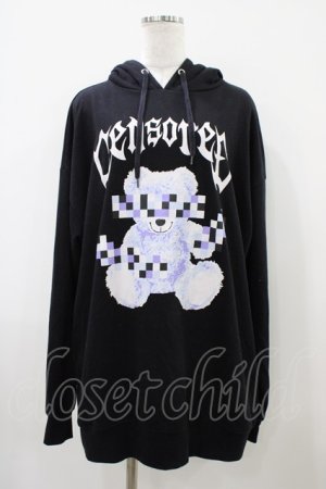 画像: LISTEN FLAVOR / プリントプルパーカー F 黒 H-25-10-09-1060-PU-TO-KB-ZH