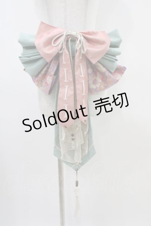 画像: Ozz oneste / 飾り帯  ミント H-25-10-09-1009-OO-TO-KB-ZH