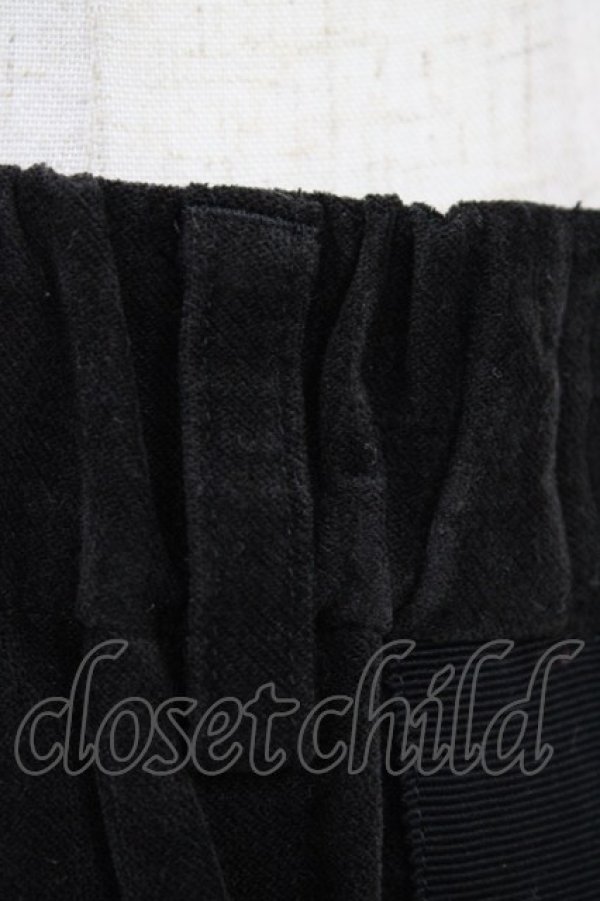 画像3: Jane Marple Dans Le Salon / グログランライン別珍パンツ  黒 H-25-10-09-1011-JM-PA-KB-ZH (3)