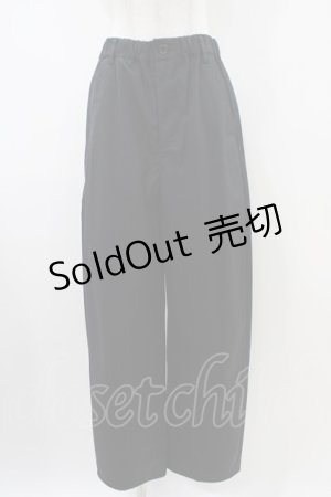 画像: Jane Marple Dans Le Salon / コットンギャザーパンツ  ネイビー H-25-10-09-1013-JM-PA-KB-ZH