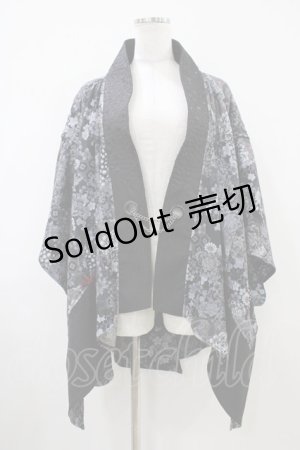 画像: Qutie Frash / 着物カーデ FREE　 黒 H-25-10-09-1020-QU-TO-KB-ZH