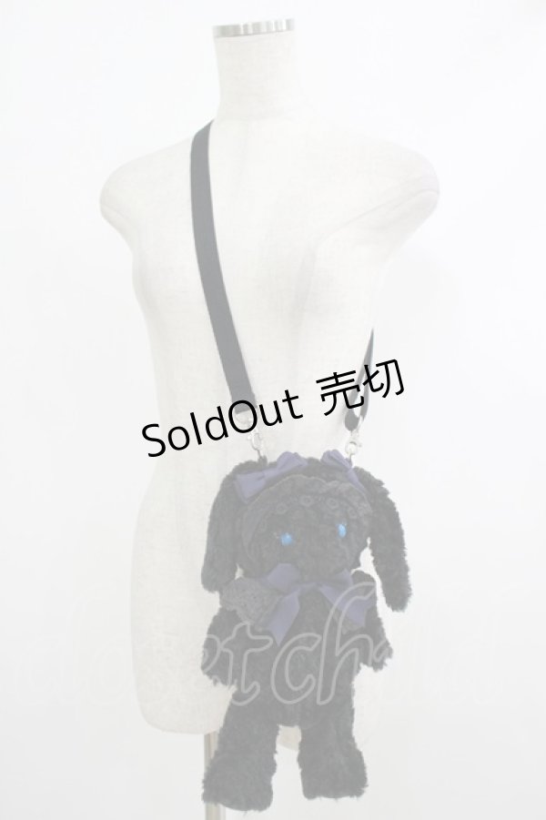 画像1: BABY,THE STARS SHINE BRIGHT / うさくみゃポシェット  ブラック H-25-10-09-058-BA-BG-NS-ZH (1)