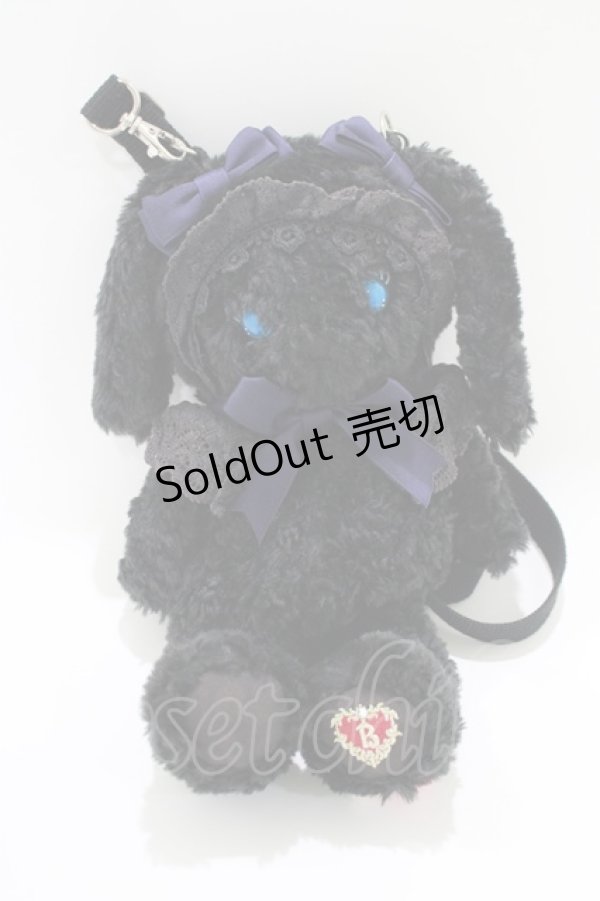 画像2: BABY,THE STARS SHINE BRIGHT / うさくみゃポシェット  ブラック H-25-10-09-058-BA-BG-NS-ZH (2)