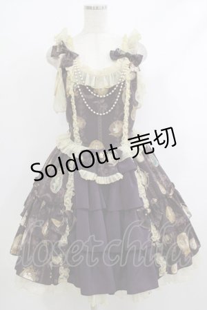画像: metamorphose / Vintage Cameoドレッシィジャンパースカート Free ヴィンテージワイン H-25-10-09-006-ME-OP-NS-ZH
