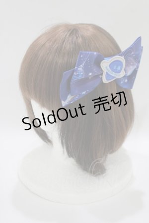 画像: Angelic Pretty / Galaxy Cocktailバレッタ  ネイビー H-25-10-09-084-AP-AC-YZ-ZH